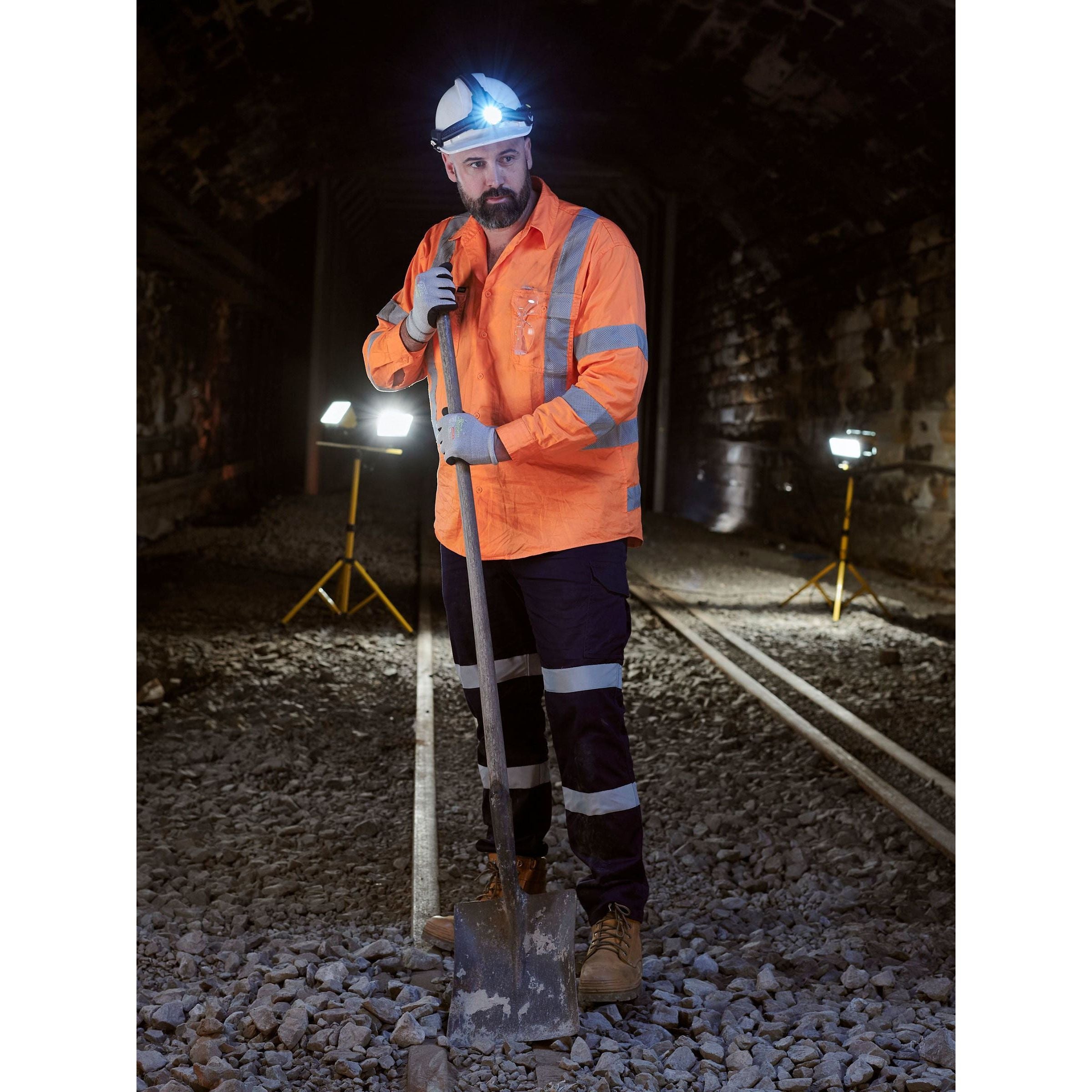 Bisley X Taped Biomotion Hi Vis Cool Lightweight Drill Shirt - BS6166XT