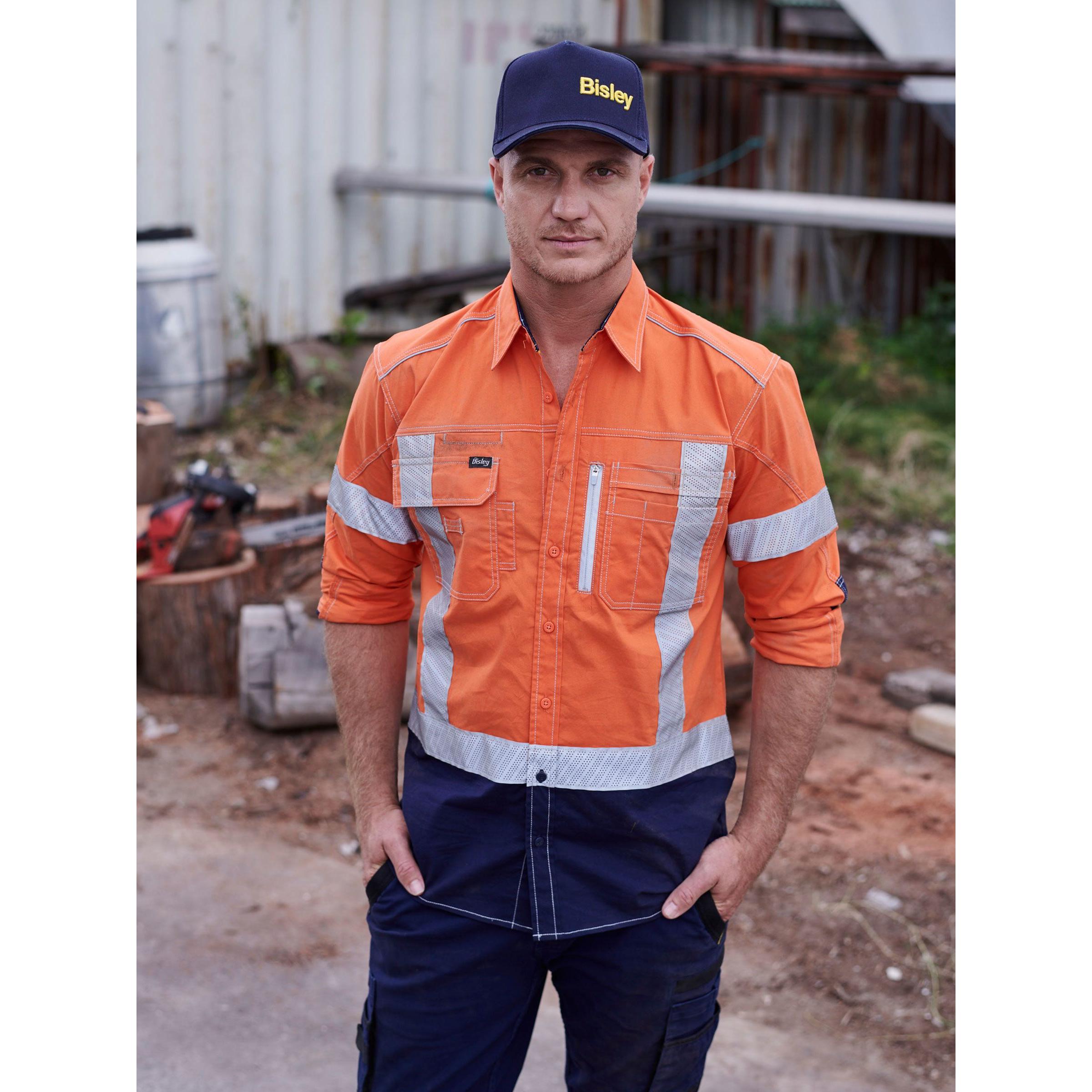 Flx & Move X Taped Hi Vis Utility Shirt - BS6177XT