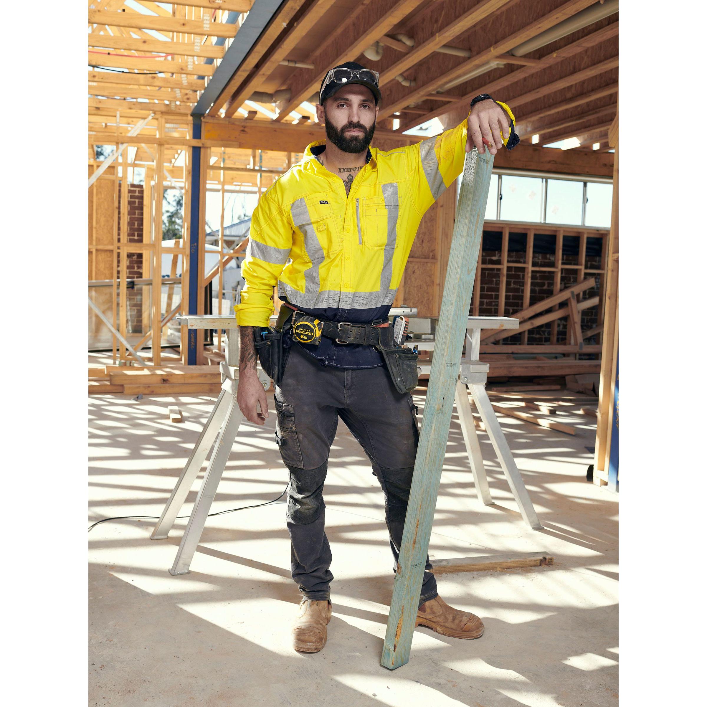 Flx & Move X Taped Hi Vis Utility Shirt - BS6177XT