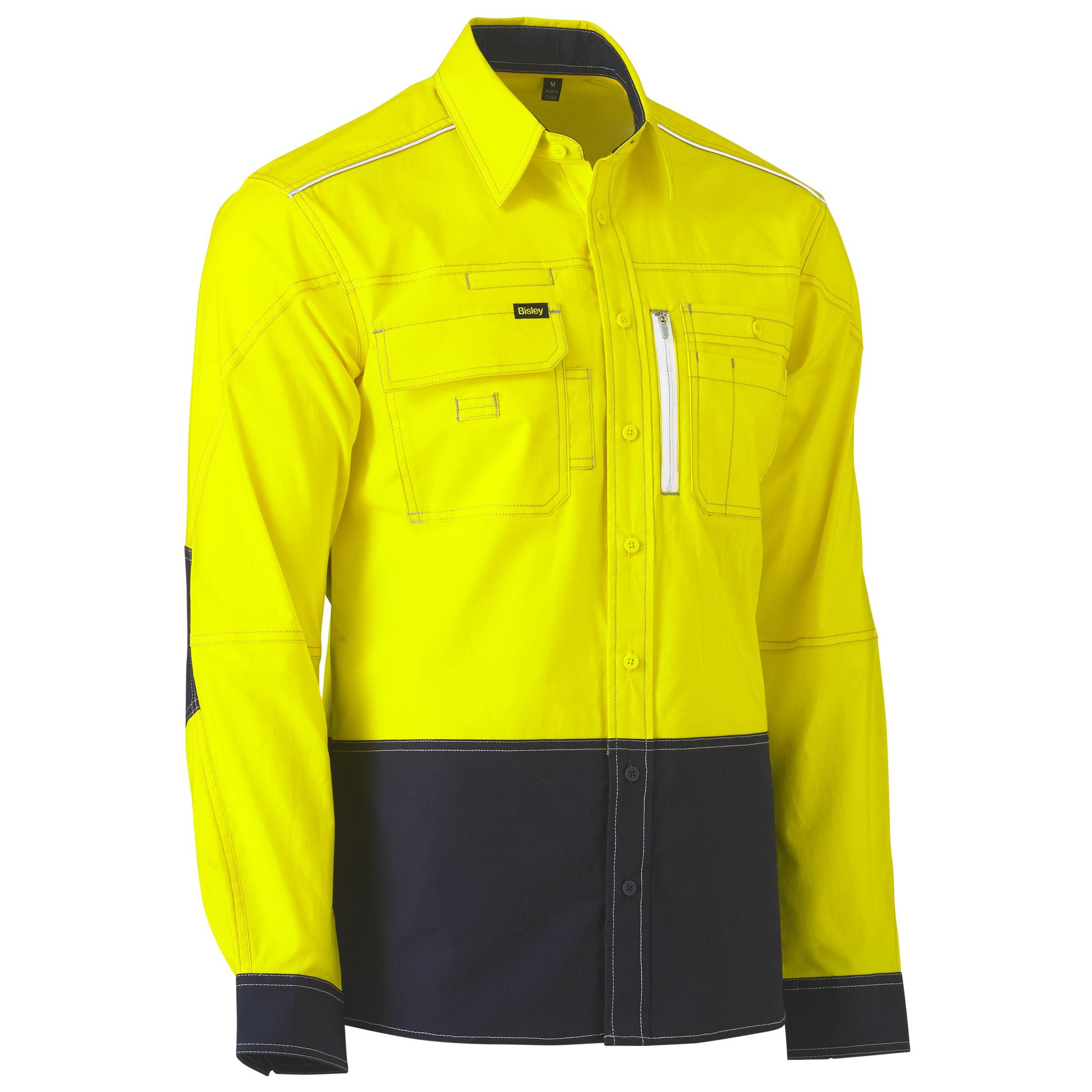 Flx & Move Two Tone Hi Vis Utility Shirt - BS6177