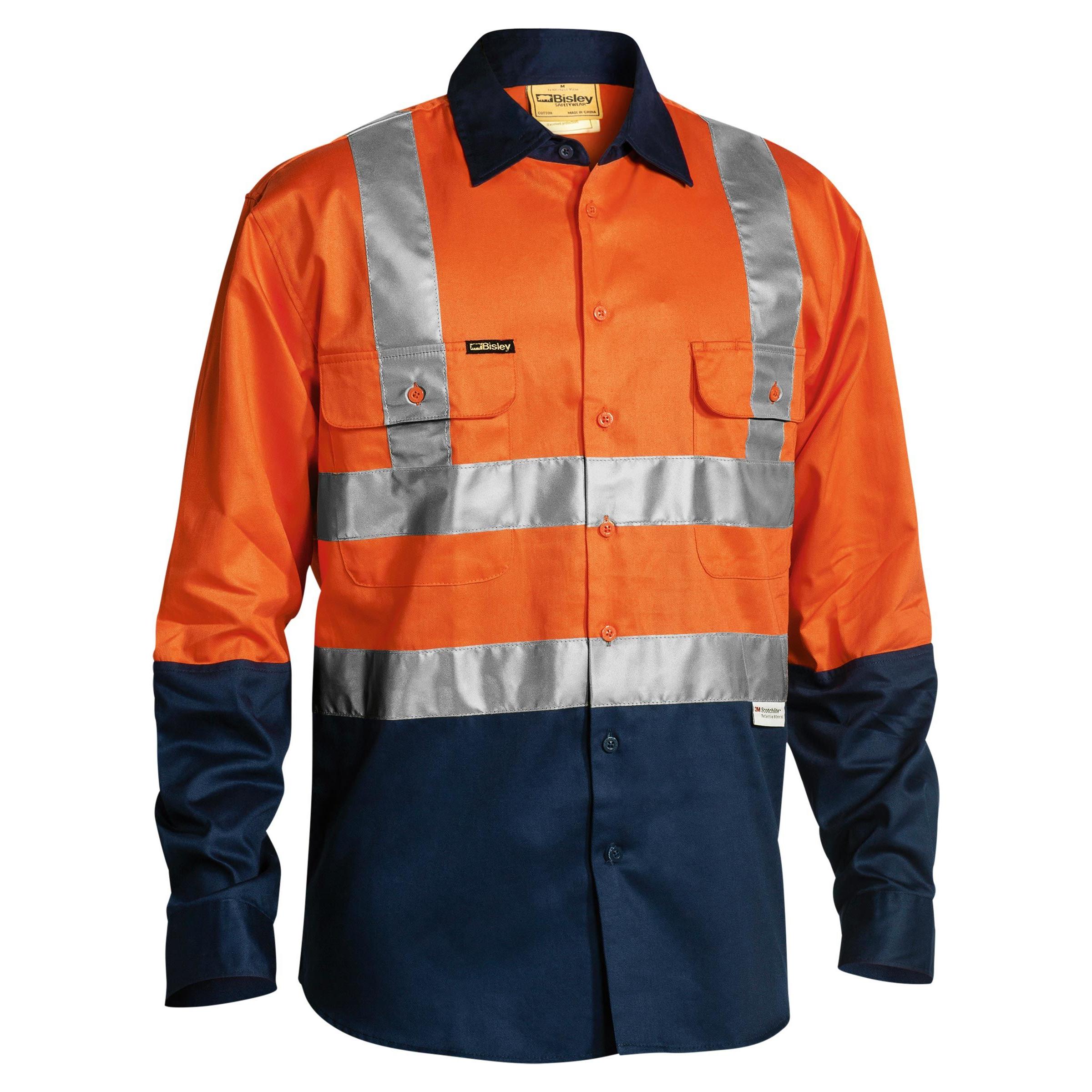 Taped Hi Vis Drill Shirt - BS6267T