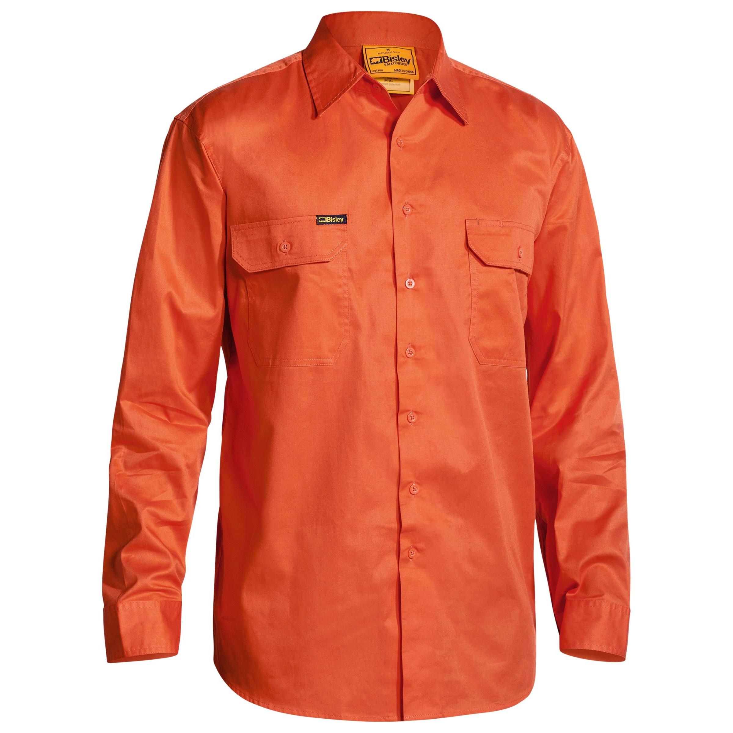 Hi Vis Cool Lightweight Drill Shirt - BS6894