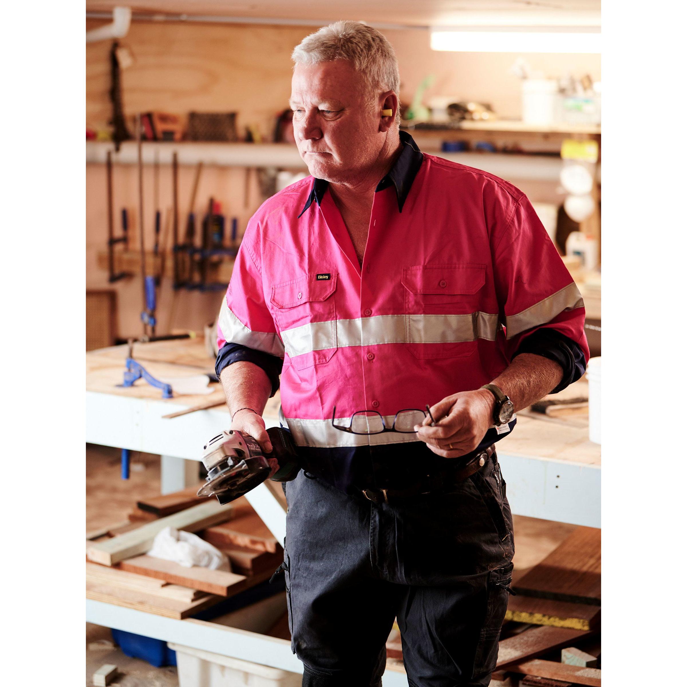Taped Hi Vis Cool Lightweight Shirt - BS6896