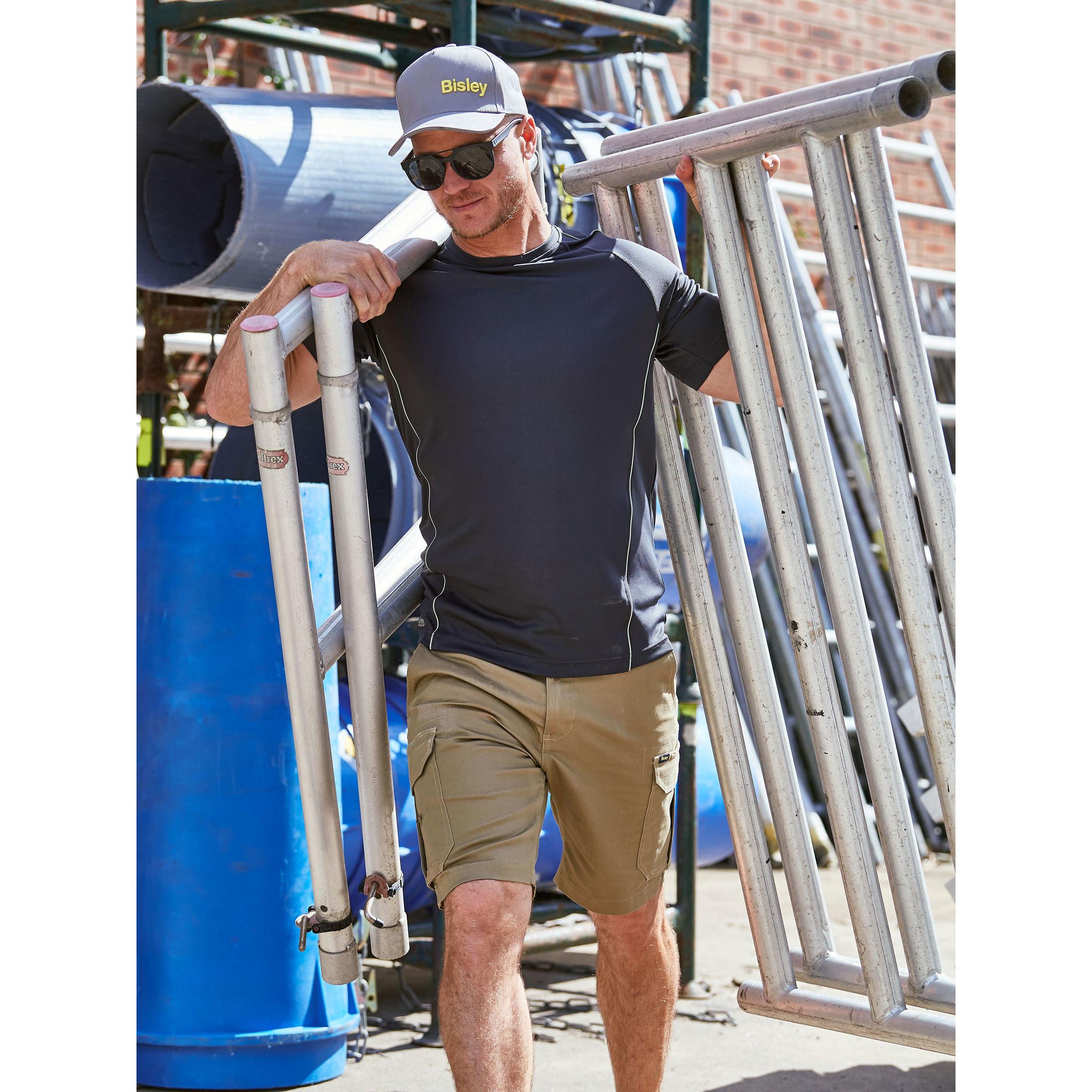 Stretch Cotton Drill Cargo Short - BSHC1008