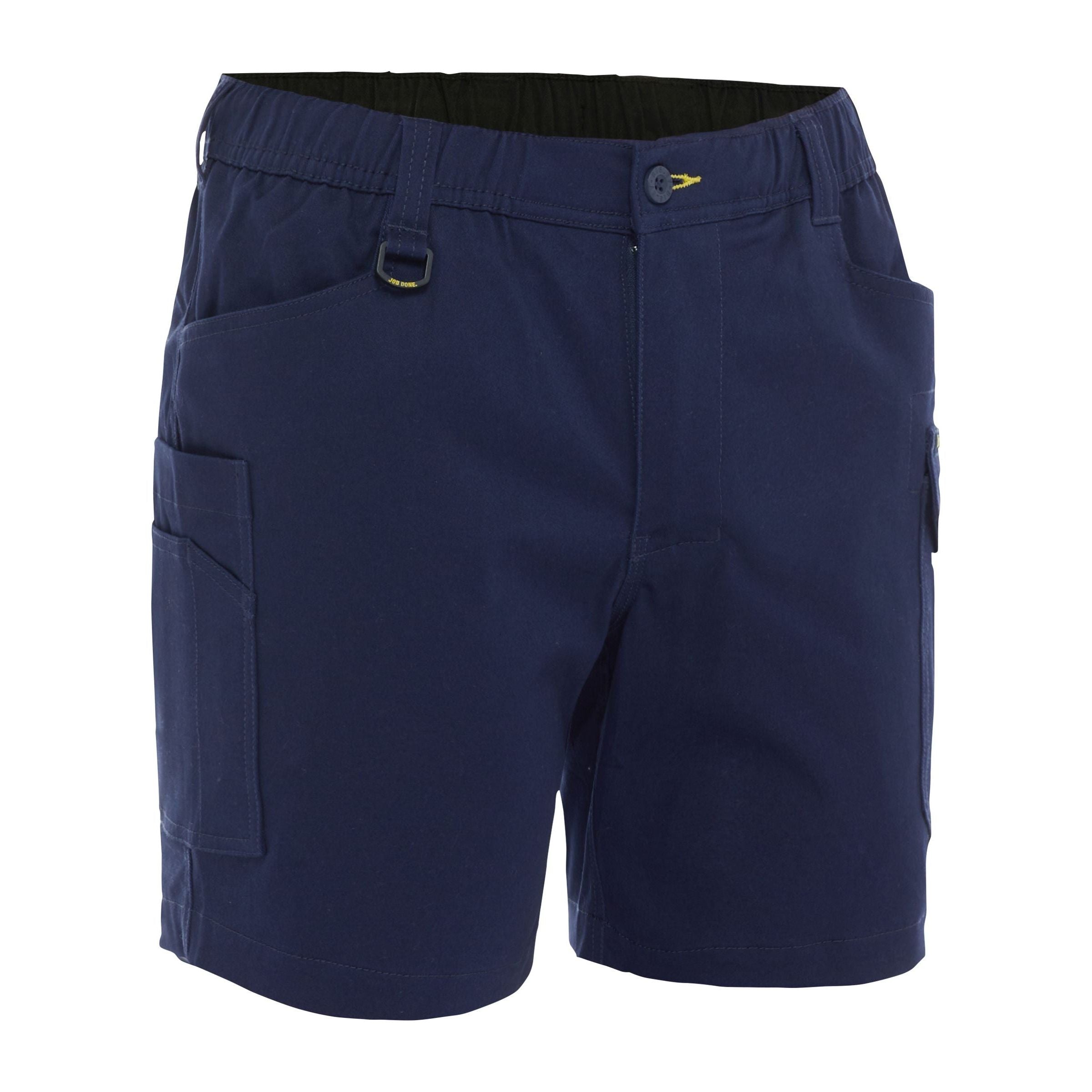 Stretch Cotton Elastic Waist Cargo Short - BSHC1018
