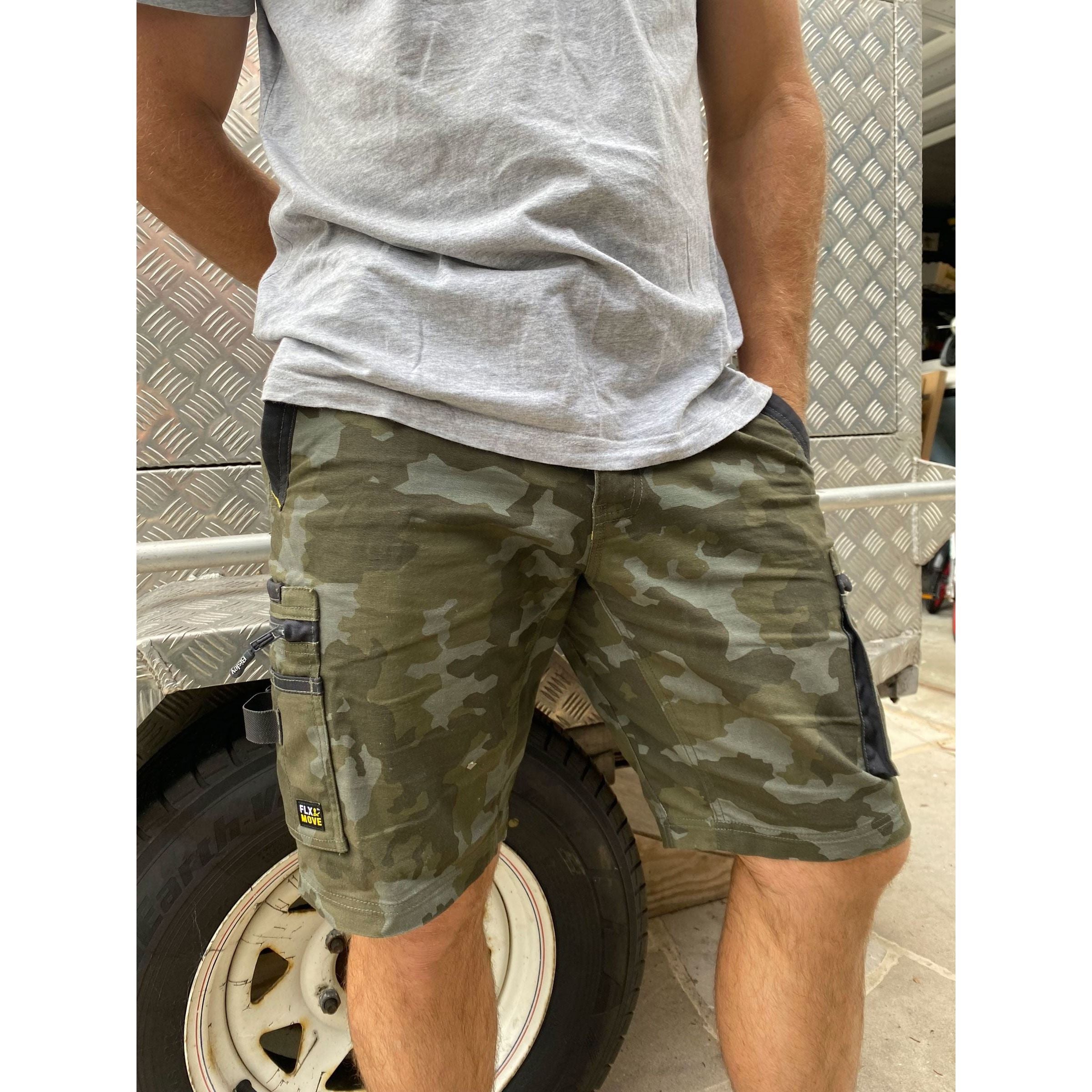 Flx & Move Stretch Canvas Camo Cargo Short - Limited Edition - BSHC1337