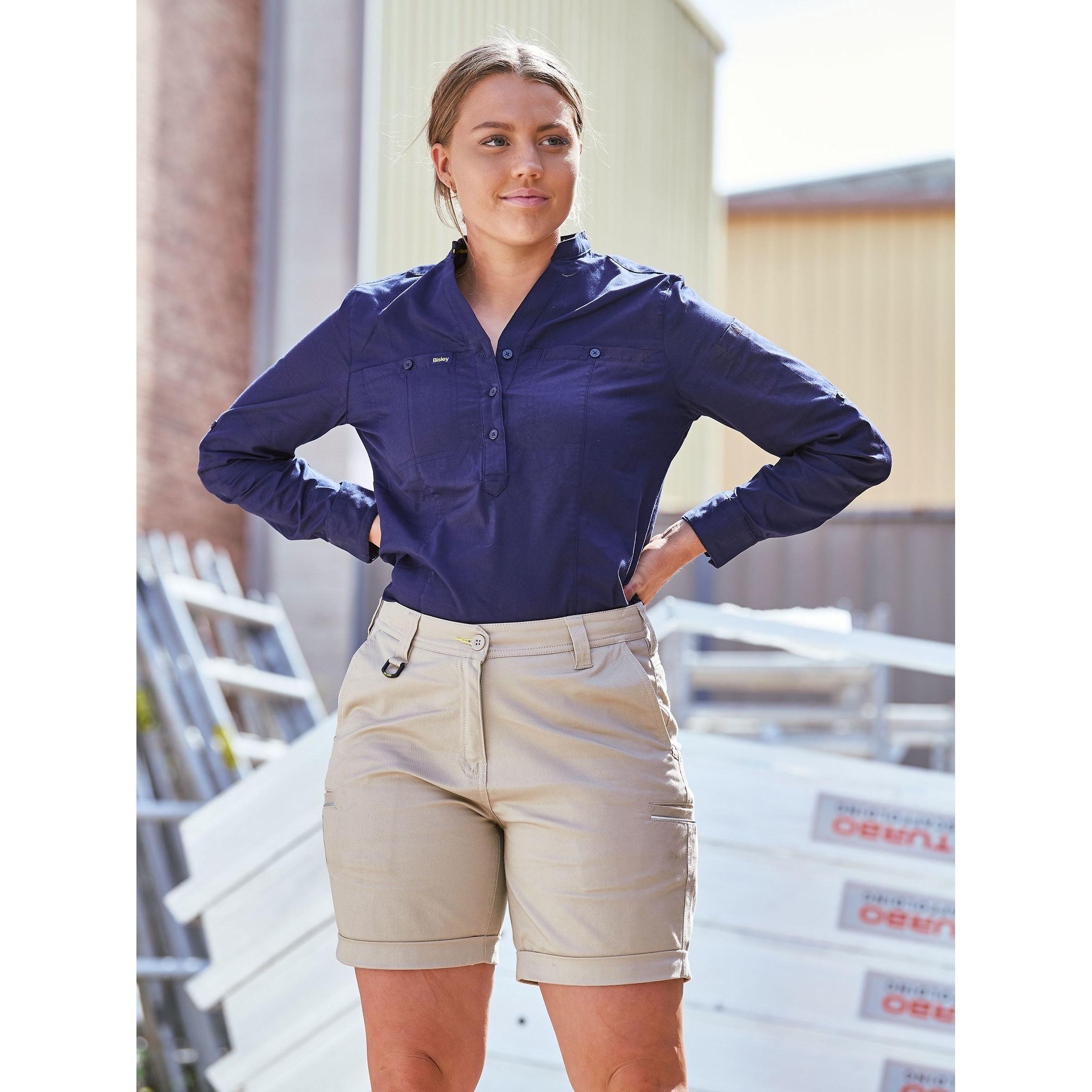 Womens Stretch Cotton Short - BSHL1015