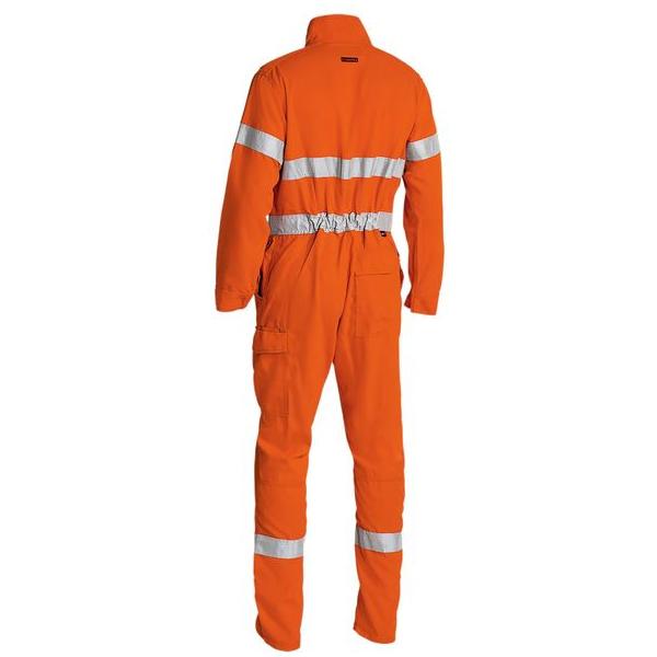 TenCate Tecasafe® Plus 580 Taped Hi Vis Lightweight FR Non Vented Engineered Coverall - BC8185T