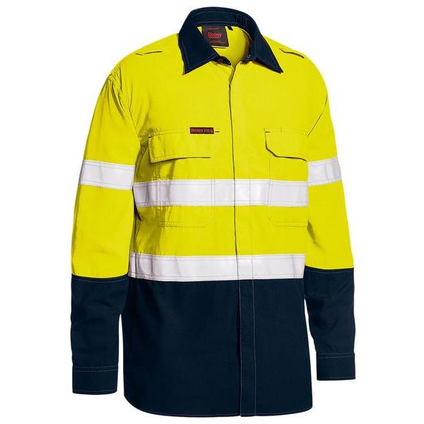 TenCate Tecasafe® Plus 480 Taped Hi Vis Lightweight FR Vented Shirt - BS8237T