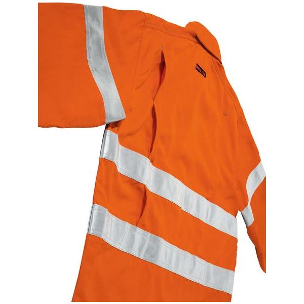 TenCate Tecasafe® Plus 700 Taped Hi Vis FR Vented Shirt - BS8081T