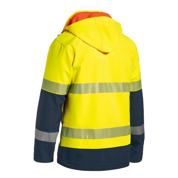 Taped Hi Vis Ripstop Bonded Fleece Jacket  - BJ6934T