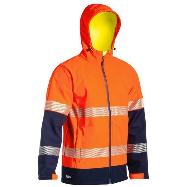 Taped Hi Vis Ripstop Bonded Fleece Jacket  - BJ6934T