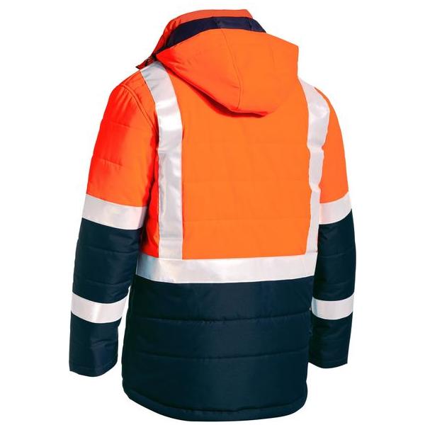 Taped Hi Vis Puffer Jacket - BJ6929HT