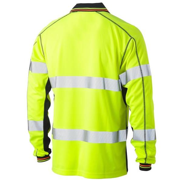 Taped Hi Vis Polyester Mesh Polo - BK6219T