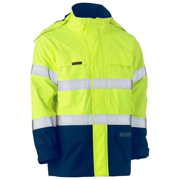 Taped Hi Vis FR Wet Weather Shell Jacket - BJ8110T