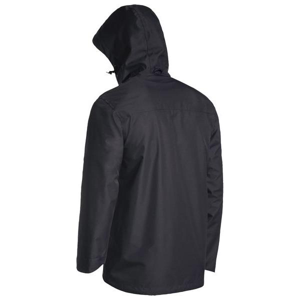 Lightweight Mini Ripstop Rain Jacket with Concealed Hood - BJ6926