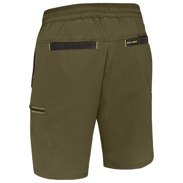 Flx & Move 4-Way Stretch Elastic Waist Cargo Short - BSHC1333