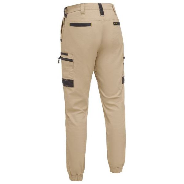 Flx and Move Elastic Waist Cargo Cuffed Pants - BPC6237