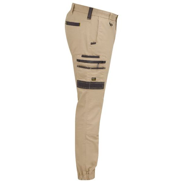 Flx and Move Elastic Waist Cargo Cuffed Pants - BPC6237
