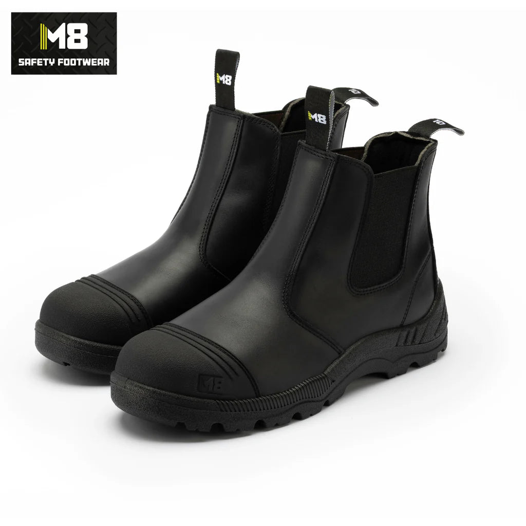 M8 Ledge Safety Elastic Side Boot - Black