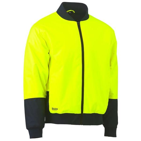 Two Tone Hi Vis Bomber Jacket - BJ6730