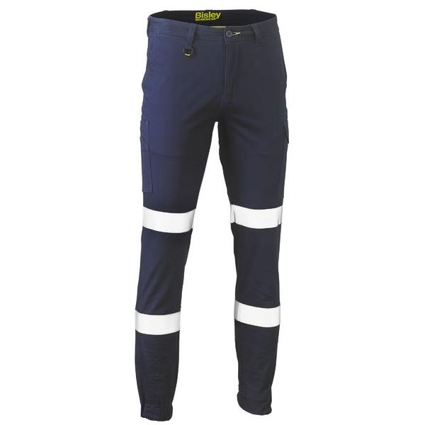 Taped Biomotion Stretch Cotton Drill Cargo Cuffed Pants - BPC6028T