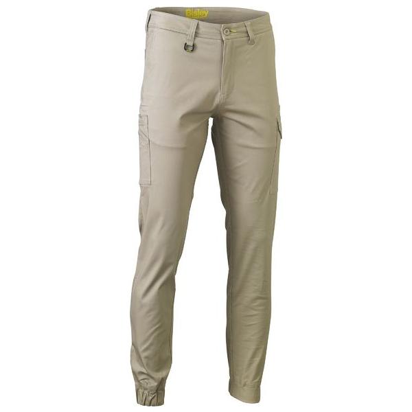 Stretch Cotton Drill Cargo Cuffed Pants - BPC6028