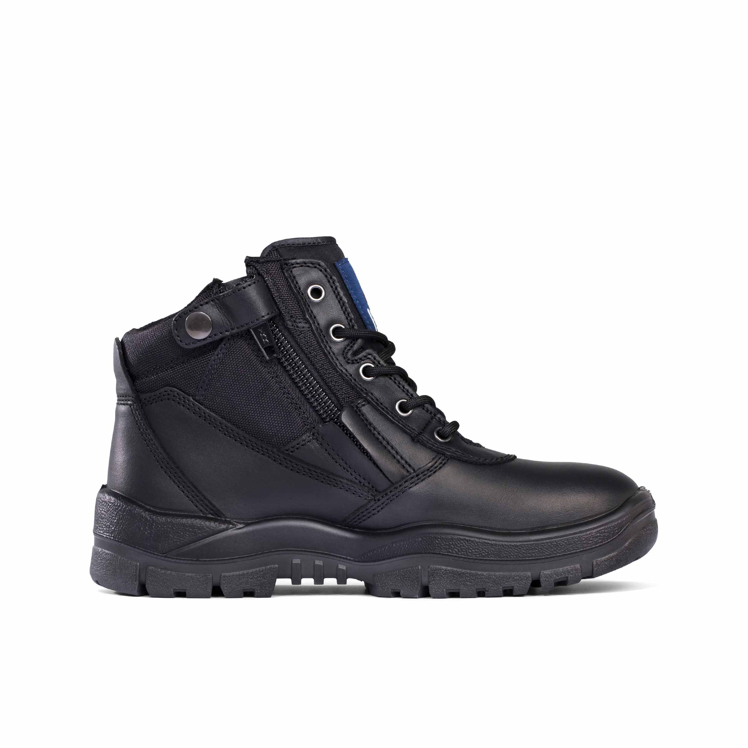 Mongrel 261020 Zip Side Safety Boot – Steel Toe Lace-Up