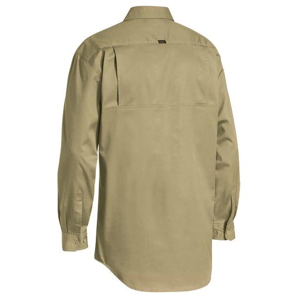 Closed Front Cool Lightweight Drill Shirt - BSC6820