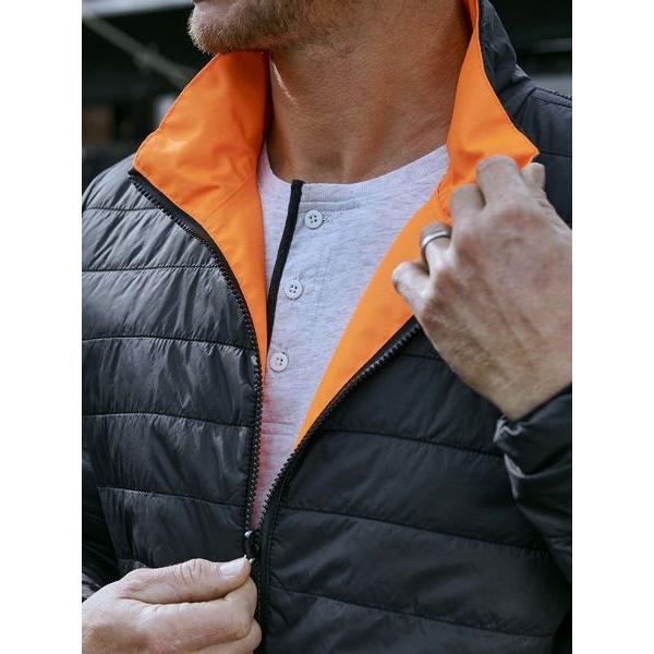 Taped Hi Vis Reversible Puffer Jacket - BJ6350HT