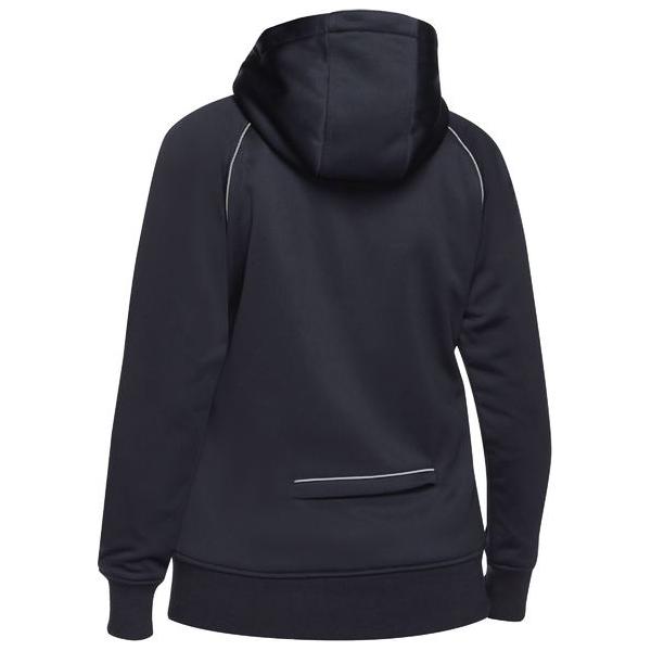 Womens Fleece Zip Front Hoodie with Sherpa Lining - BKL6925