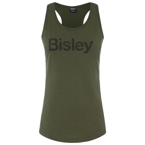 Womens Cotton Logo Singlet - BKSL063