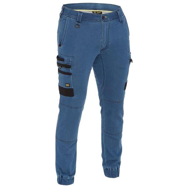 Flx and Move Stretch Denim Cargo Cuffed Pants - BPC6335