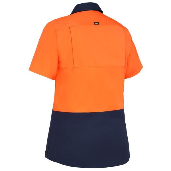 Womens Cool Lightweight Hi Vis Drill Shirt - BL1895