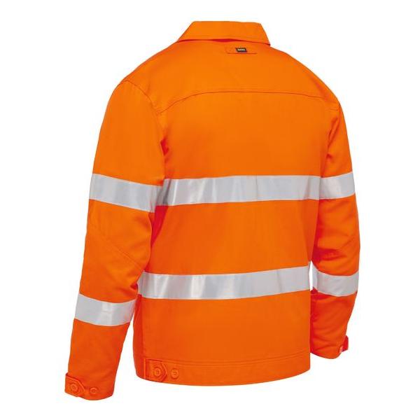 Taped Hi Vis Drill Jacket with Liquid Repellent Finish - BJ6919T