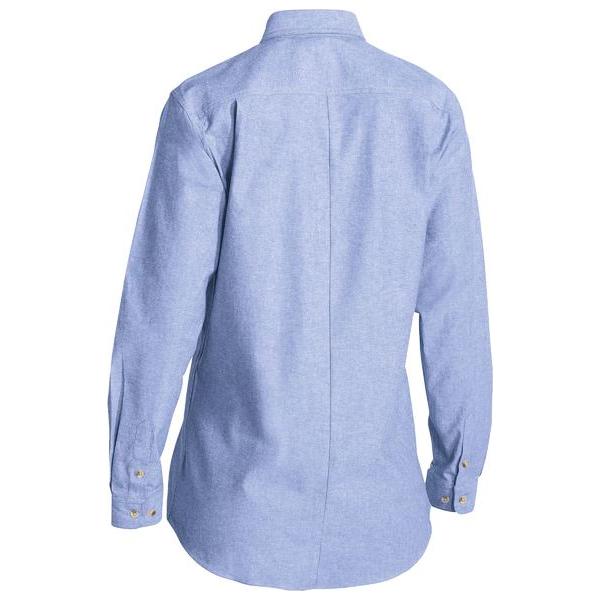 Womens Long Sleeve Chambray Shirt - BL6407