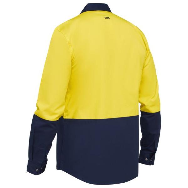 Two Tone Hi Vis Long Sleeve Shirt - BS6442