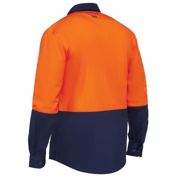 Two Tone Hi Vis Long Sleeve Shirt - BS6442