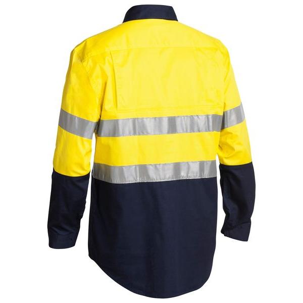 Taped Hi Vis Closed Front Cool Lightweight Shirt - BSC6896