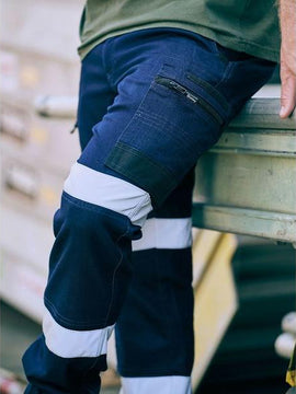 SALE - Flx & Move Taped Stretch Denim Cargo Cuffed Pants - BPC6335T