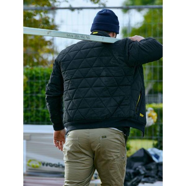 Diamond Quilted Bomber Jacket - BJ6976