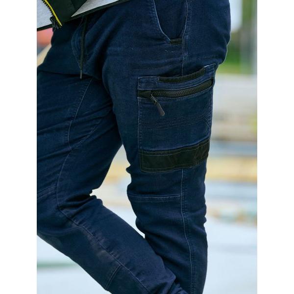 Flx and Move Stretch Denim Cargo Cuffed Pants - BPC6335