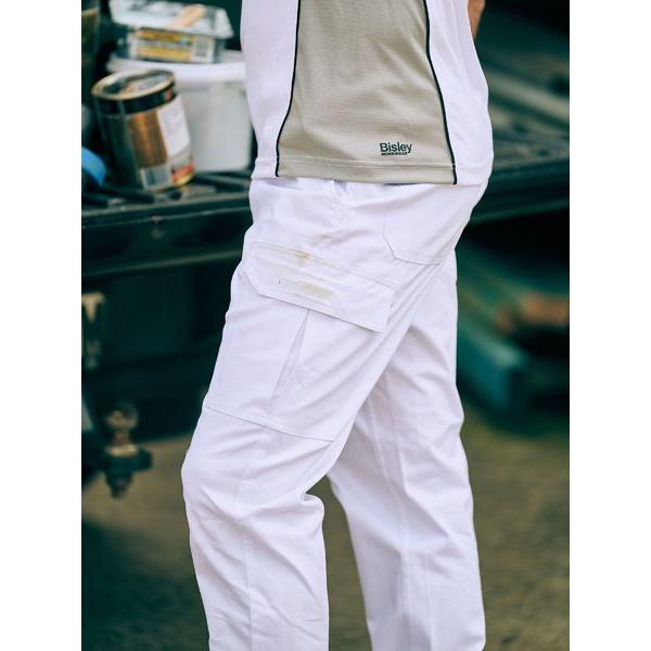 Stretch Cotton Drill Cargo Cuffed Pants - BPC6028