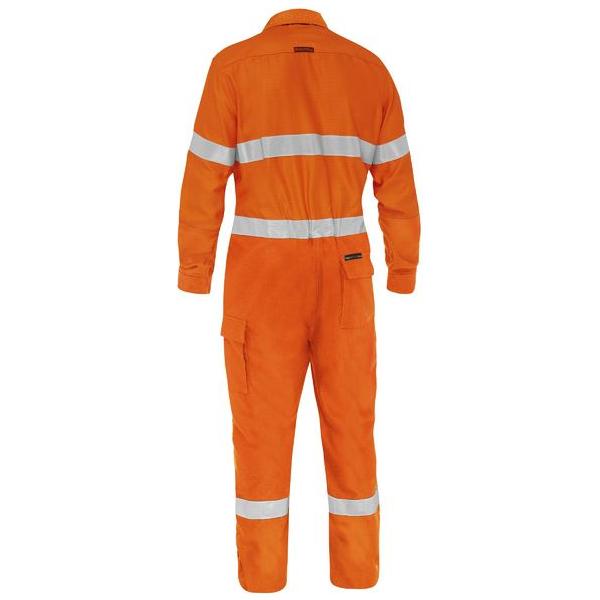 Apex 185 Taped Hi Vis FR Ripstop Vented Coverall - BC8478T