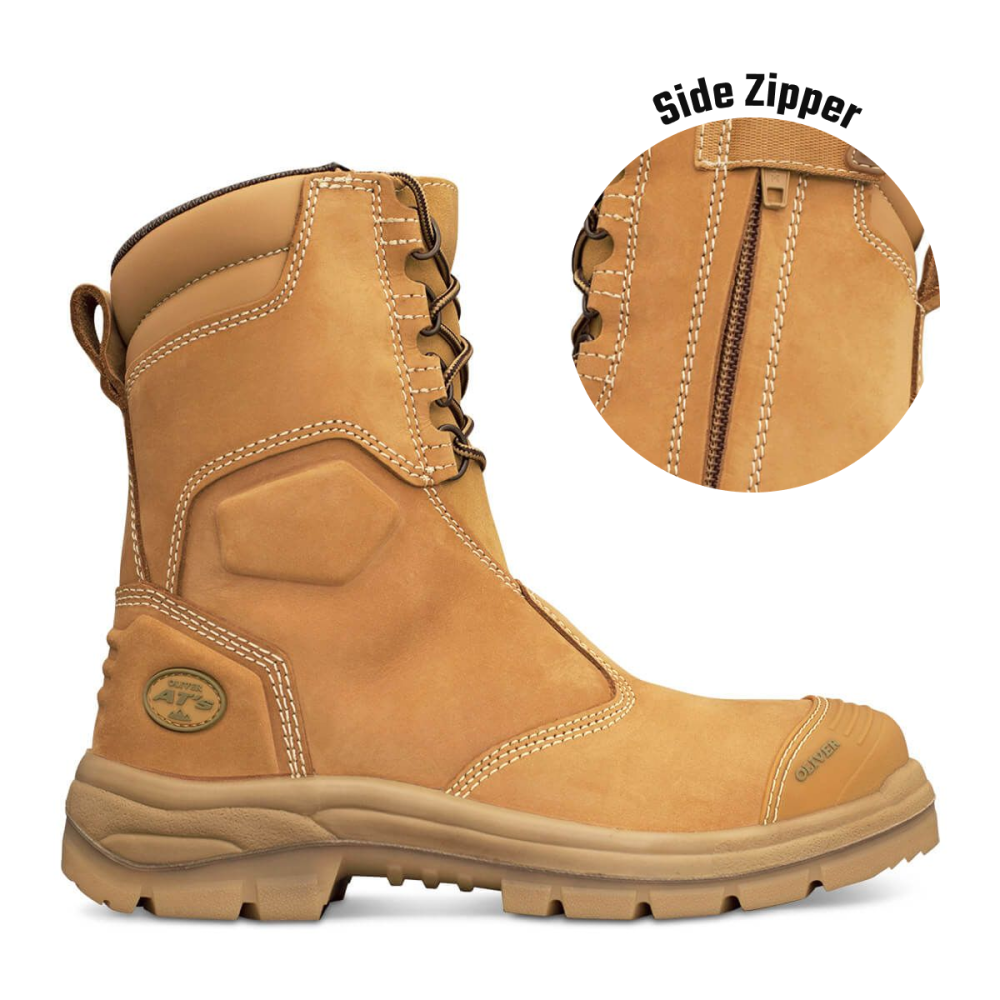 Oliver AT 55-385 Hi Leg Zip Side Boot