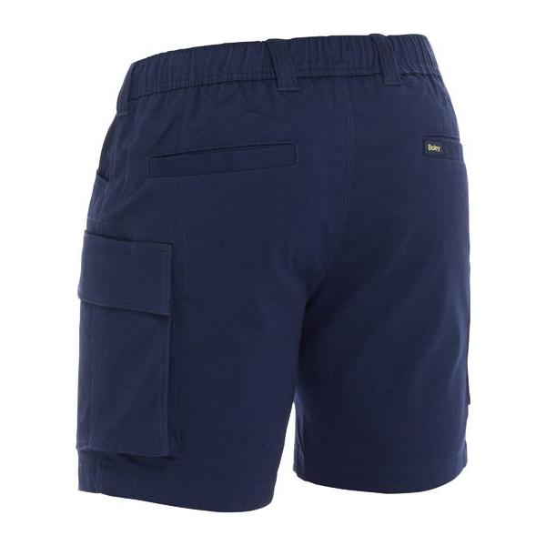 Stretch Cotton Elastic Waist Cargo Short - BSHC1018