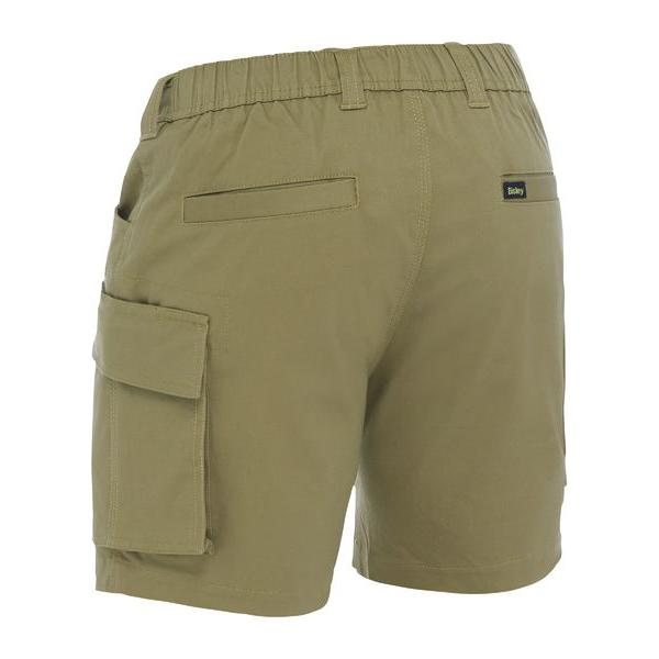 Stretch Cotton Elastic Waist Cargo Short - BSHC1018