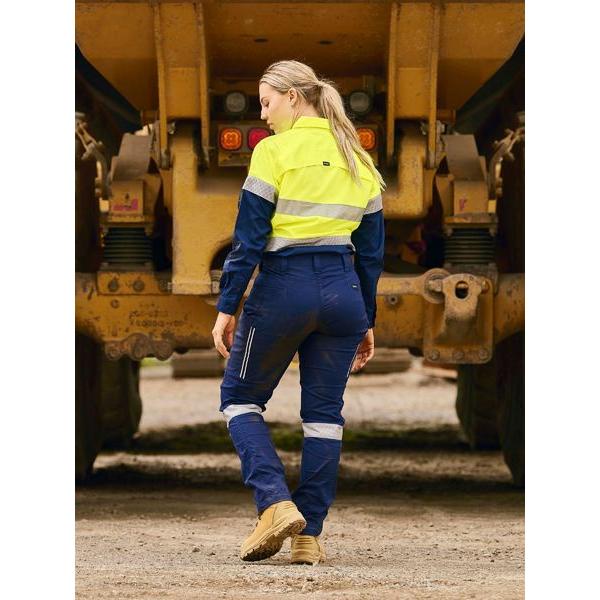 Womens X Airflow Hi Vis Taped Stretch Ripstop Shirt - BL6491T