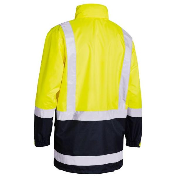 Taped Hi Vis Recycled Rain Shell Jacket - BJ6766T