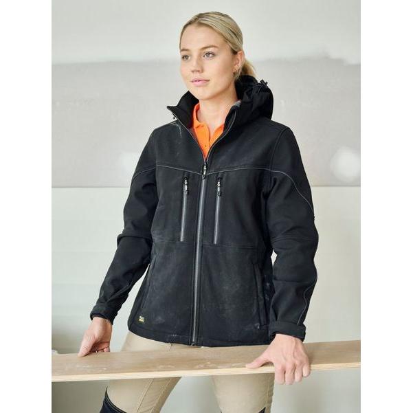 Womens Flx & Move Hooded Soft Shell Jacket - BJL6570